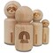 Hello Friend Fun Rainbow Rubber Stamp for Stamping Crafting Planners